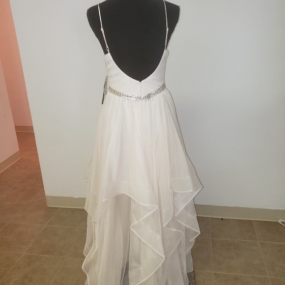 New Light Champagne Layered Dress size 9 - Picture 8 of 8